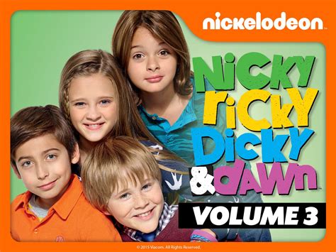 Nickelodeon Nicky Ricky Dicky And Dawn Logo By Mohamm