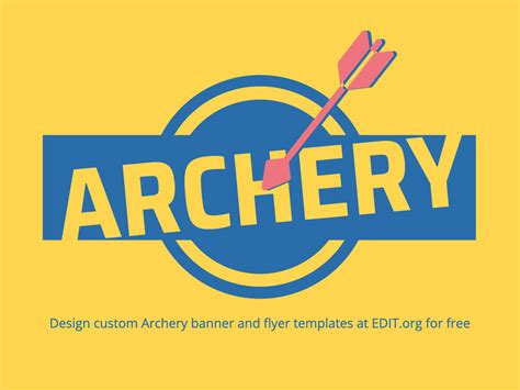 Customize Archery Flyer Templates Online