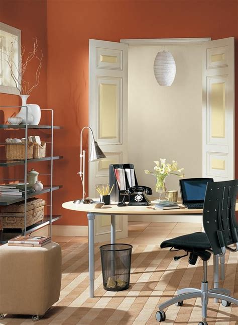 Peinture Murale De Coin De Bureau Par Benjamin Moore Home Office