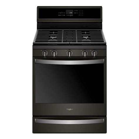 Whirlpool Smart 30 In 5 Burners 58 Cu Ft Self Cleaning Convection
