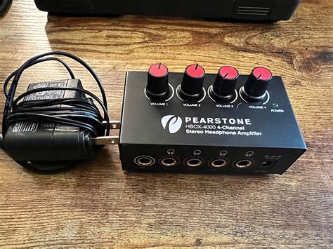 Pearstone HBOX 4000 4 Channel 2020 Black Reverb