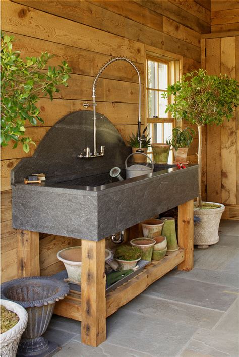 In a practical move, downspouts ensure rain doesn't damage the plants that surround the building. Great Storage Ideas for Your Garden Shed - Home Bunch ...