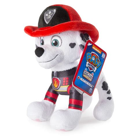Paw Patrol 8” Ultimate Rescue Marshall Plush For Ages 3 And Up