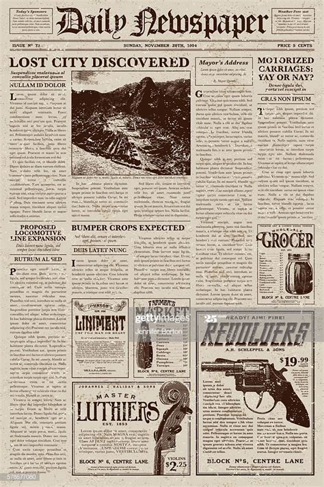 Old Fashioned Newspaper Template Web Take A Peek At This Free Editable Old Newspaper Template