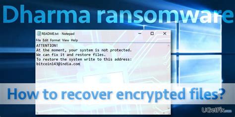 How To Recover Files Encrypted By Dharma Ransomware