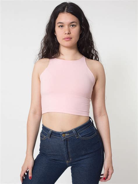 american apparel cotton spandex sleeveless crop top where to buy and how to wear