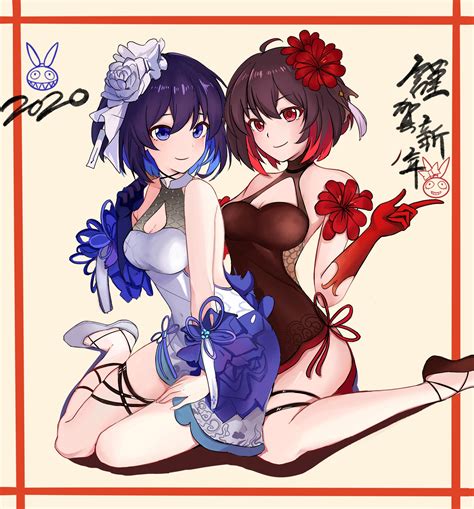 Seele Vollerei Seele And Seele Vollerei Honkai And 1 More Drawn By