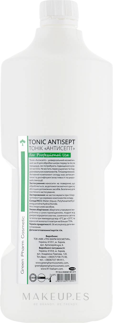 Green Pharm Cosmetic Tonic Antisept T Nico Antis Ptico De Uso