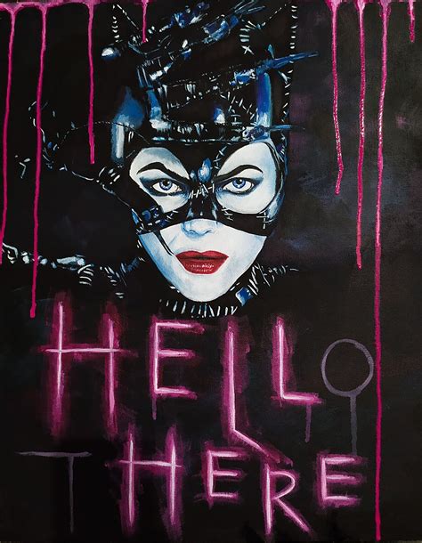 Batman Catwoman Original Acrylic Painting Gotham Joker в 2020 г