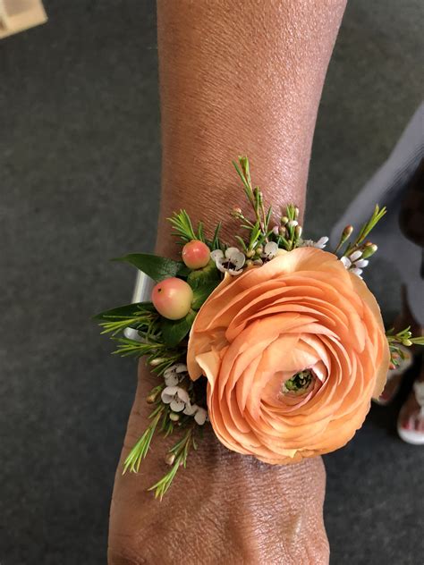 Ranunculus Corsage Corsage Prom Floral Wedding Corsage