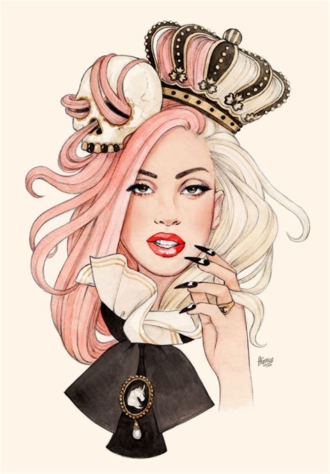 18 Amazing Pieces Of Gaga Fan Art Gaga Helen Green Art