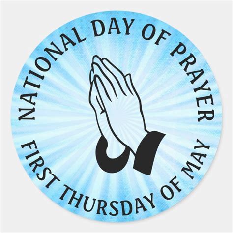 National Day Of Prayer Stickers Zazzle