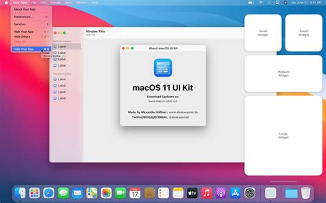 Macos 11 Big Sur Ui Kit The Most Detailed And Accurate Macos Ui Kit
