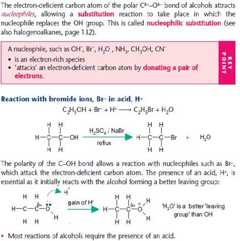 Alcohols Chemistry A Level Revision