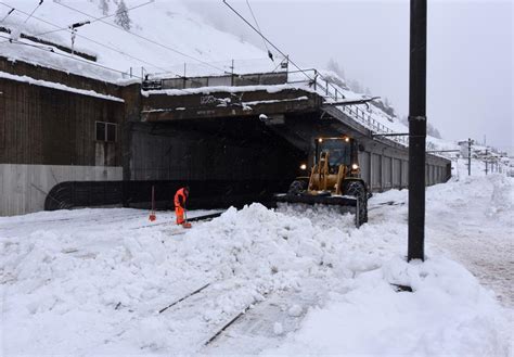 Relief For Tourists Trapped In Swiss Ski Town As Railway Reopens The