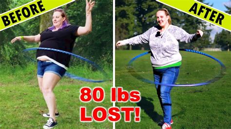 Hula Hoop Progress And Weight Loss Journey Transformation Before And