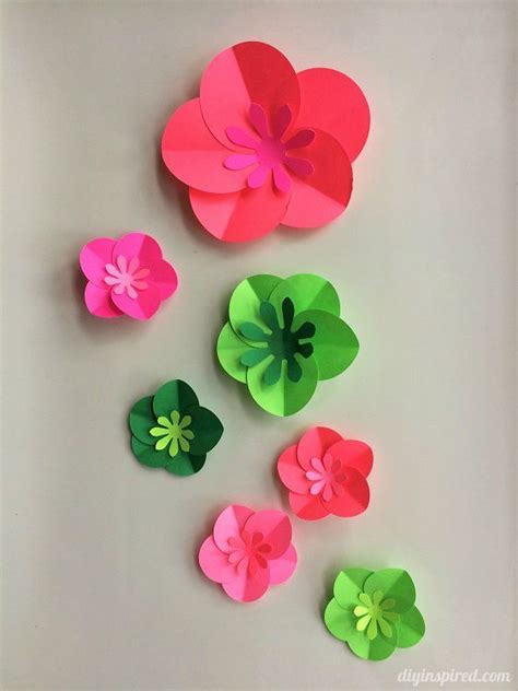 Easy Diy Paper Flowers Tutorial Fun Paper Craft Perfect
