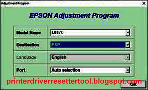 Epson L Resetter Adjustment Program Tool Free Download