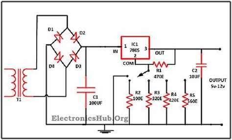 Step by step explanation of connection diagram and. Variable Voltage Power Supply | EEWeb Community