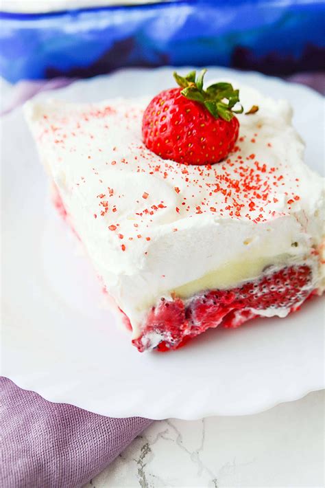 This angel food cake recipe is nothing short of tropical! strawberry angel cake that sparkles | The Salty Pot in ...