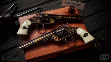 Artstation Smith And Wesson Model No3 Schofield Patent Revolver