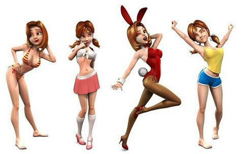 Pin By Luke Cote On Andrew Hickinbottom 3d Character Girl Cartoon Poses