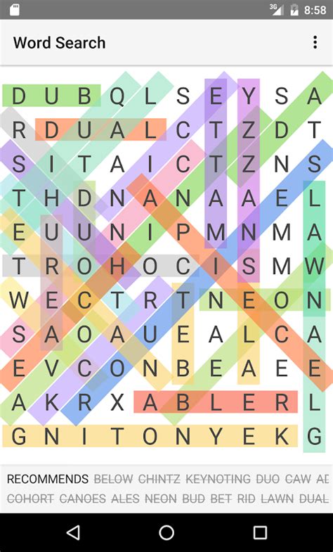 Thousands of word search puzzles and games to play online or print out, covering a mix of both fun and educational topics. Word Search - Android Apps on Google Play