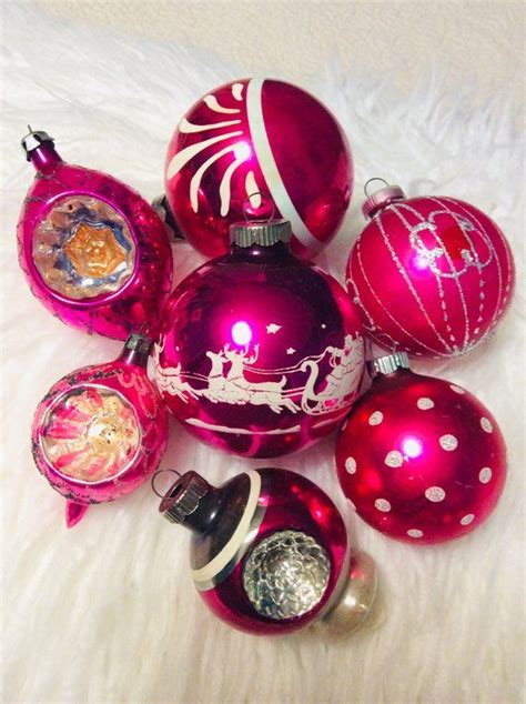 Mercury Glass Ornaments Shiny Brite Poland Germany Etsy Glass Ornaments Christmas