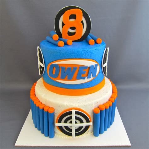 There are 746 nerf gun birthday for sale on etsy, and they cost ca$9.44 on average. Pin on Decorated Cakes - by Me!