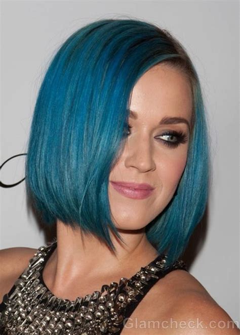 When rightly done, the vivid colors and pink and blue, our favorite cotton candy colors. Katy Perry Sports Candy Blue Hair Color at Las Vegas Event