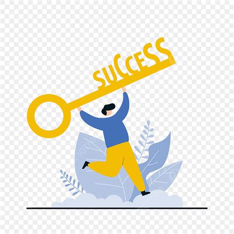 Key Success Vector Hd Images Vector Illustration Of Key To Success Key Success Business Png