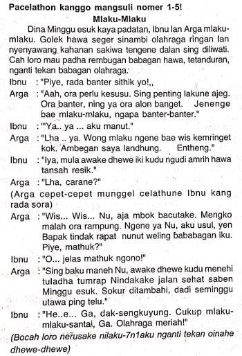 Contoh Sandiwara Bahasa Jawa Singkat - RCFamily.info