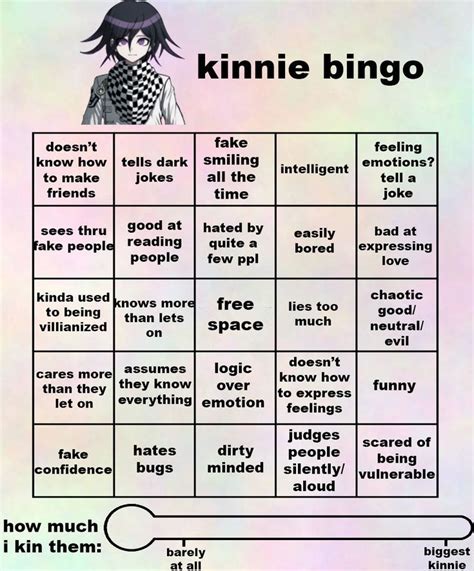 Kokichi Kinnie Bingo Bingo Danganronpa Memes How To Express Feelings