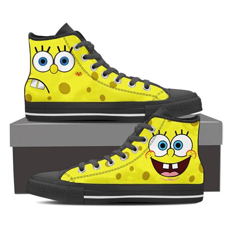 Spongebob Squarepants High Top Canvas Shoes Shappy