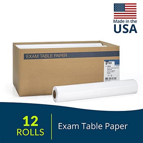Avalon Papers Exam Table Paper White 18 X 225 Pack Of 12