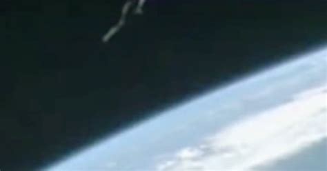ufo sightings daily black knight satellite seen right in front of iss camera aug 2015 ufo