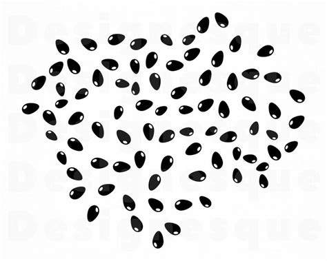 Download Watermelon Seeds SVG Seeds Svg Seeds Clipart Seeds Files ...