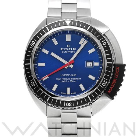 中古 エドックス Edox ハイドロサブ 80301 ブルー メンズ 腕時計 Ik 00 0472533watchnian 通販