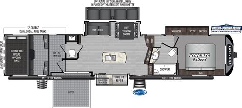 Keystone Rv Toy Hauler Floor Plans Floorplans Click