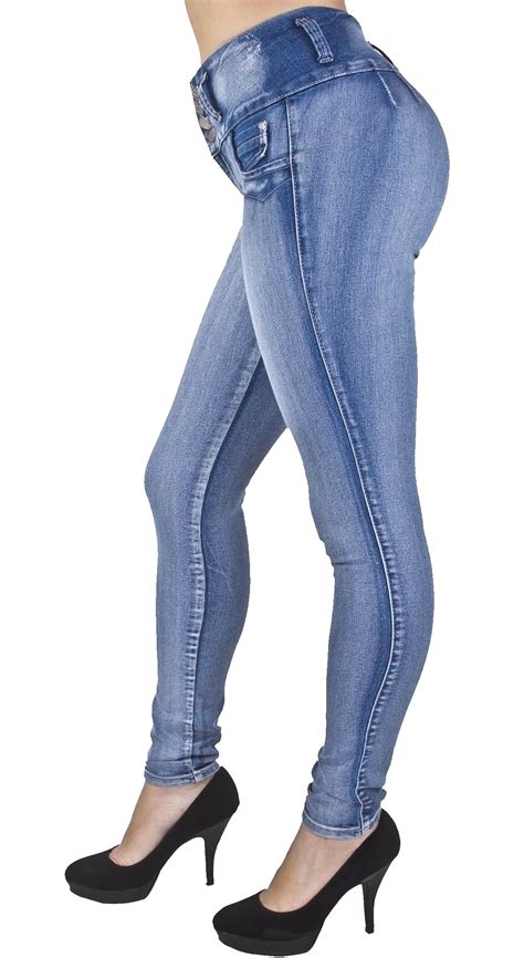 Colombian Design High Waist Butt Lift Levanta Cola Skinny Jeans Ebay