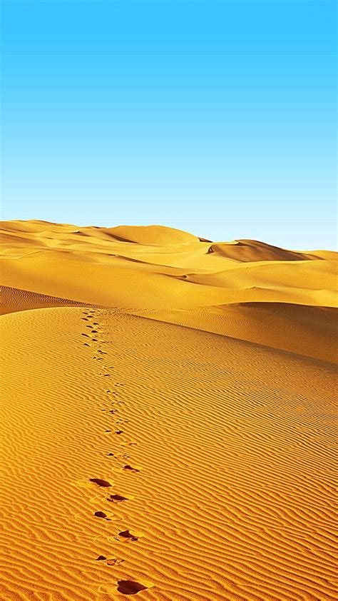 Dune Desert Sand Landscape Desert Background Wallpapers Stock