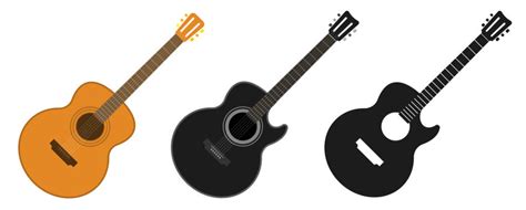 Bellissima Balena Lattuga Guitar Clipart Black And White Lusso Seconda