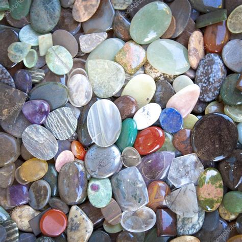 Multicolored Stones Pebbles — Stock Photo © Watman 70253887