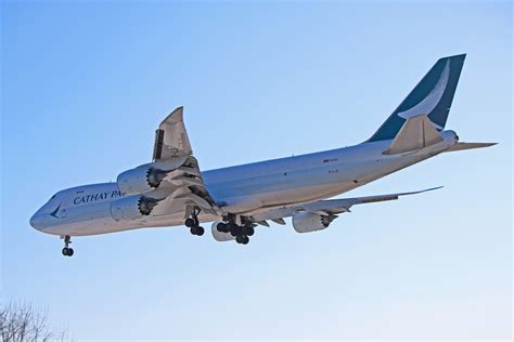 B Ljf Cathay Pacific Cargo Boeing 747 8f In Flight Since 2011 Free