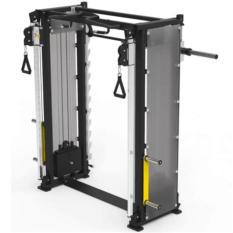 Commercial Dual Adjustable Pulley Functional Trainer And Smith Machine