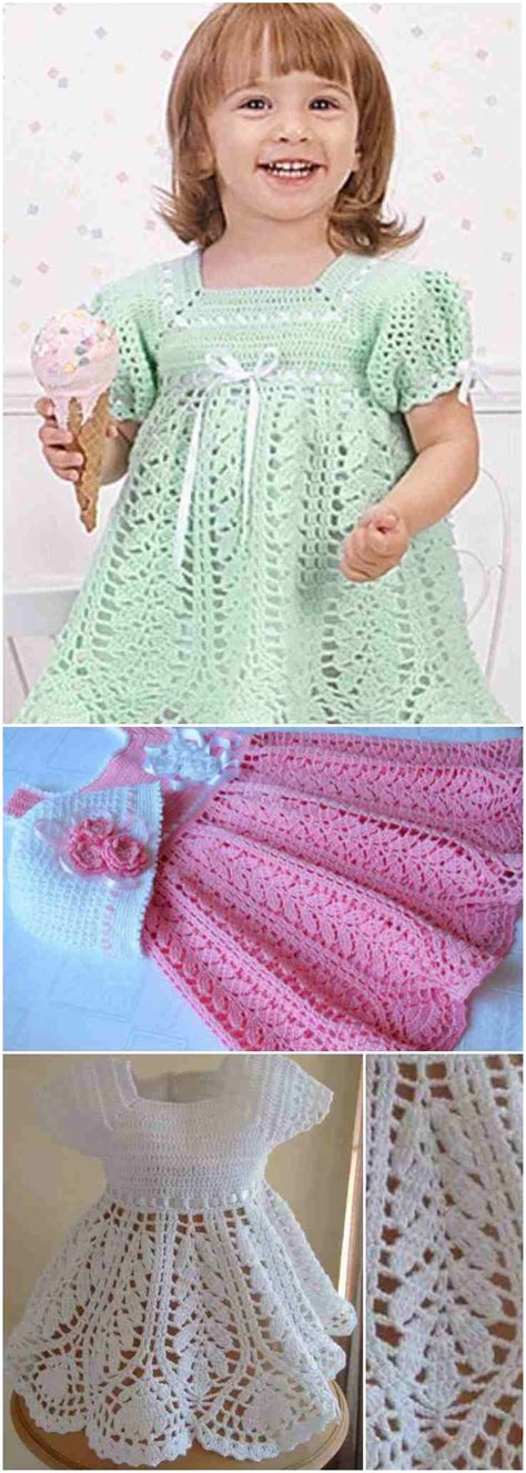 0 Lotus Dress Free Crochet Pattern Harvest Summer Baby Girl Dress Free