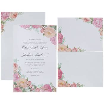 hobby lobby wedding invitation printing instructions - Estrella Kraft