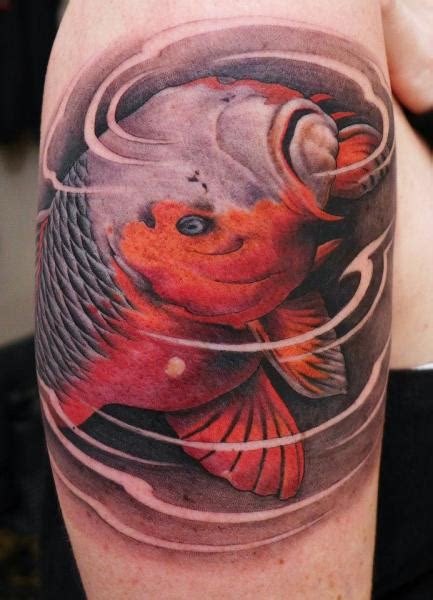 Arm Realistic Fish Tattoo By Nicklas Westin