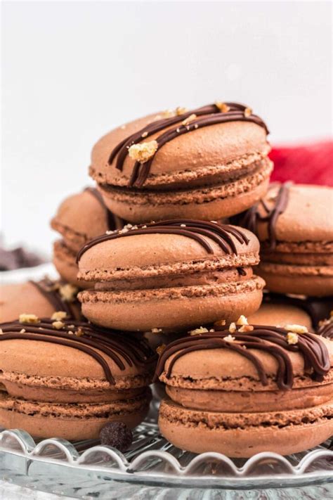 Chocolate Macarons Step By Step Recipe Little Sunny Kitchen