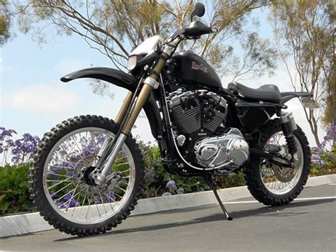 Customized motorcycles built by thunderbike. Baja Iron Sportster | Sportster scrambler, Hd motorcycles
